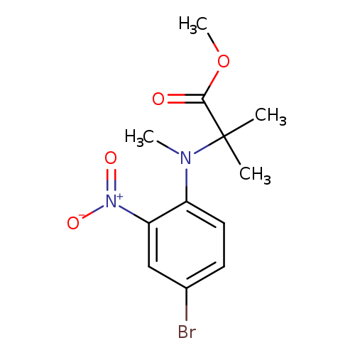methyl 2-[(4-bromo-2-nitrophenyl)(methyl)amino]-2-methylpropanoate