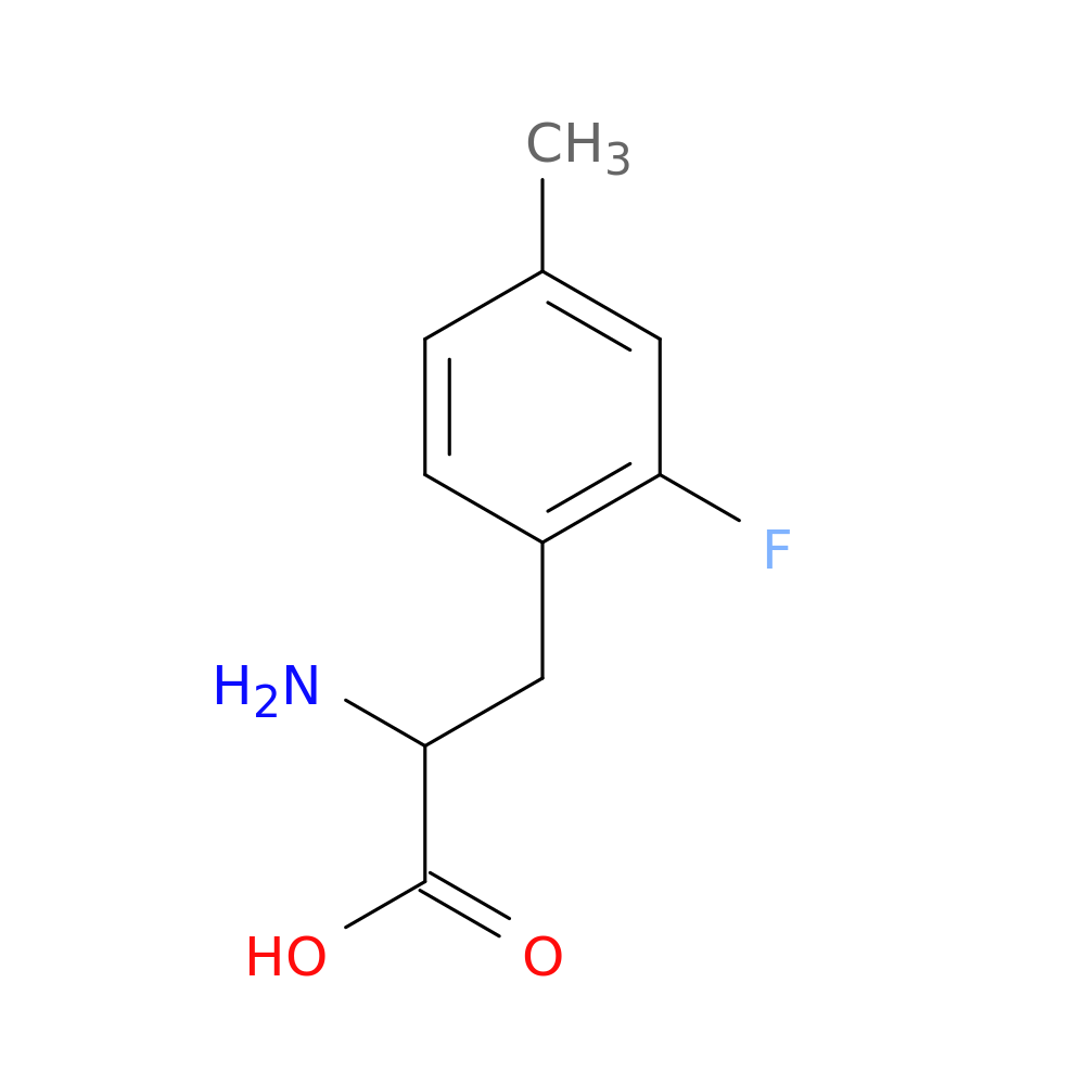 2-Amino-3-(2-fluoro-4-methylphenyl)propanoic acid
