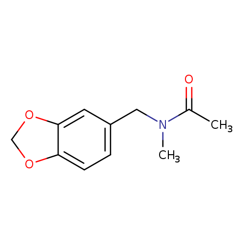 N-[(1,3-dioxaindan-5-yl)methyl]-N-methylacetamide