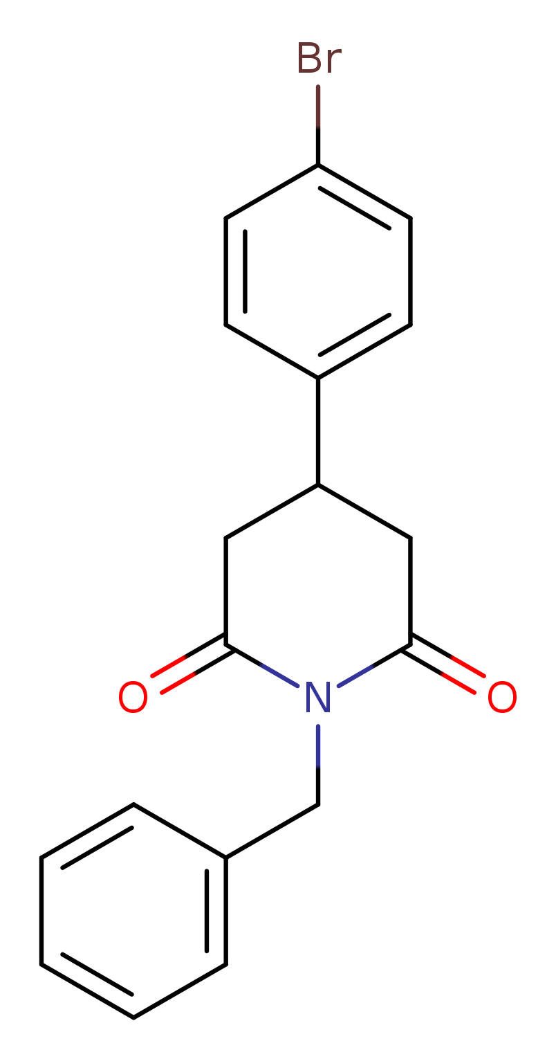 1-benzyl-4-(4-bromophenyl)piperidine-2,6-dione