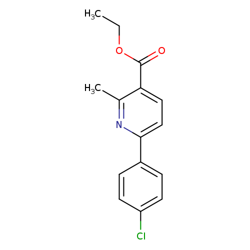 3-Pyridinecarboxylicacid, 6-(4-chlorophenyl)-2-methyl-, ethyl ester