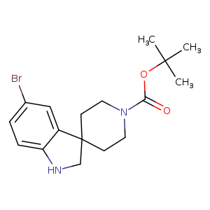 tert-Butyl 5-bromospiro[indoline-3,4'-piperidine]-1'-carboxylate