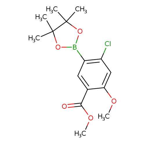 methyl 4-chloro-2-methoxy-5-(tetramethyl-1,3,2-dioxaborolan-2-yl)benzoate