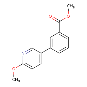 Methyl 3-(6-methoxypyridin-3-yl)benzoate