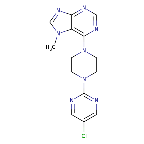6-[4-(5-chloropyrimidin-2-yl)piperazin-1-yl]-7-methyl-7H-purine