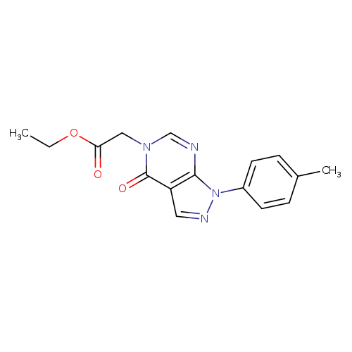 ethyl 2-[1-(4-methylphenyl)-4-oxo-1H,4H,5H-pyrazolo[3,4-d]pyrimidin-5-yl]acetate