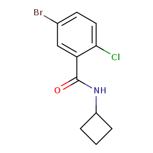 5-Bromo-2-chloro-N-cyclobutylbenzamide