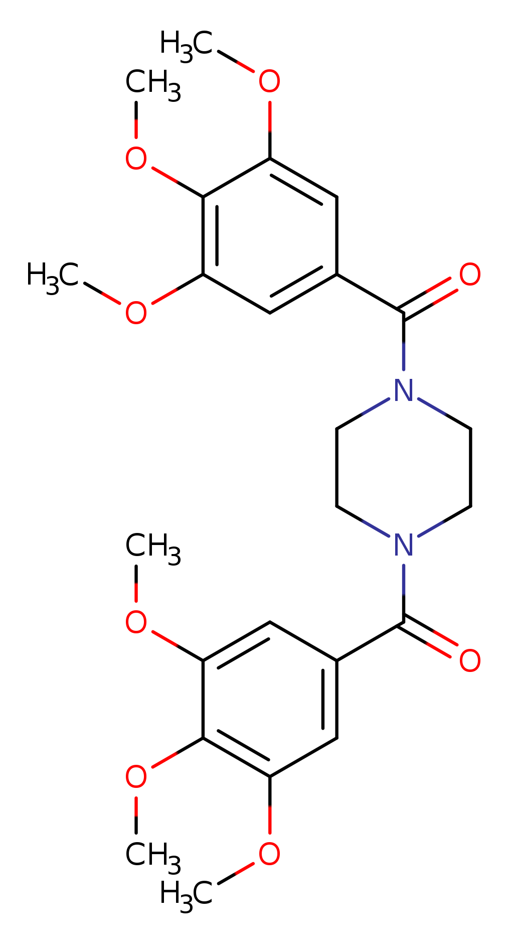 1,4-bis(3,4,5-trimethoxybenzoyl)piperazine