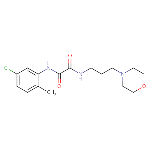 N-(5-chloro-2-methylphenyl)-N'-[3-(morpholin-4-yl)propyl]ethanediamide
