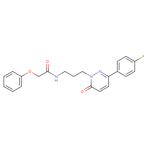 N-{3-[3-(4-fluorophenyl)-6-oxo-1,6-dihydropyridazin-1-yl]propyl}-2-phenoxyacetamide