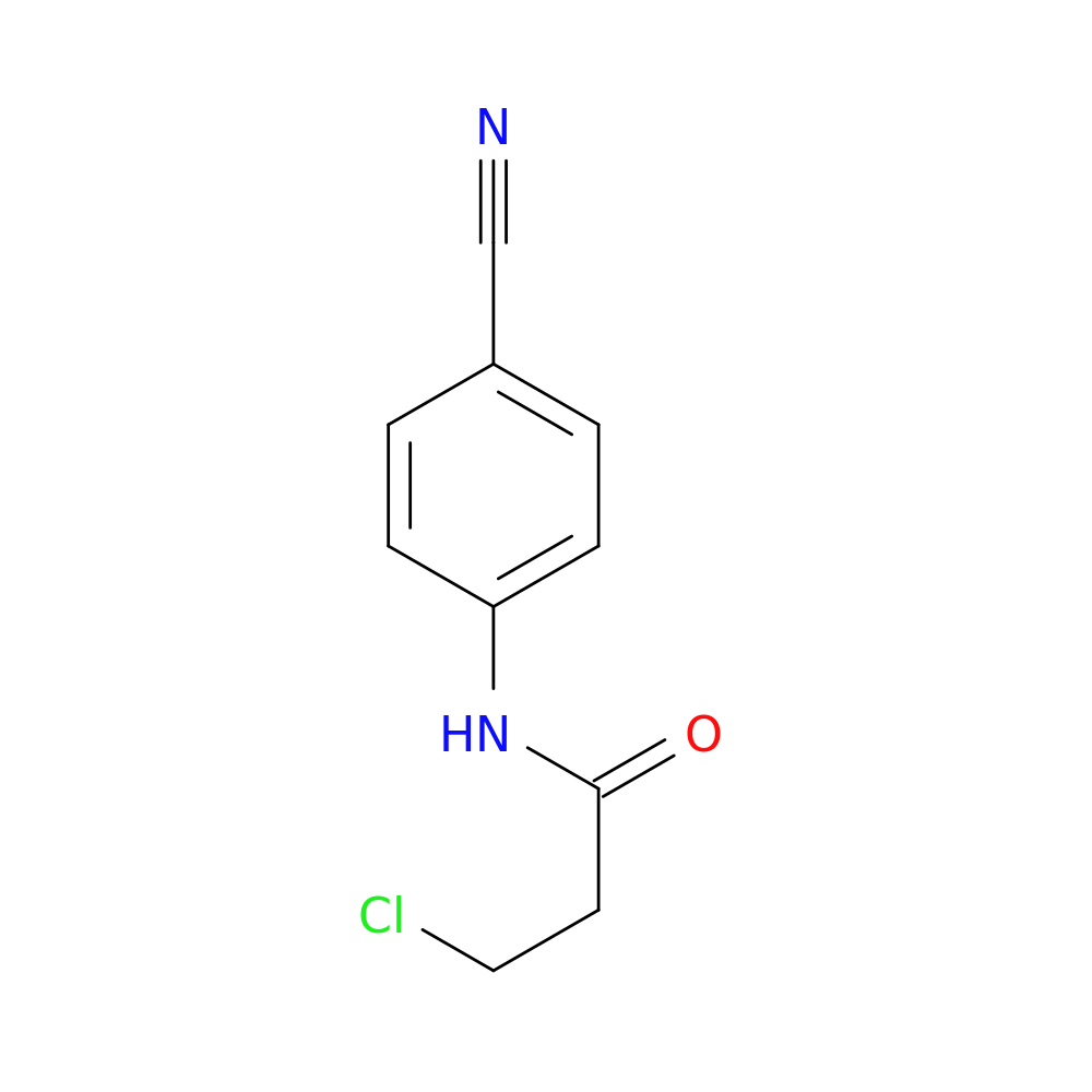 3-Chloro-N-(4-cyanophenyl)propanamide