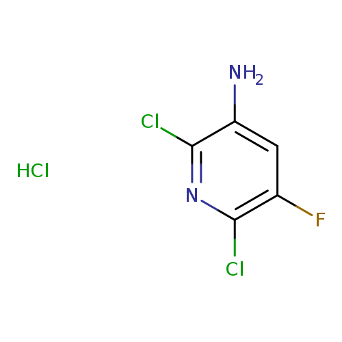3-Pyridinamine, 2,6-dichloro-5-fluoro-, hydrochloride (1:1)