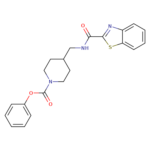 phenyl 4-{[(1,3-benzothiazol-2-yl)formamido]methyl}piperidine-1-carboxylate