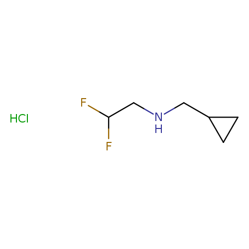 (Cyclopropylmethyl)(2,2-difluoroethyl)amine hydrochloride