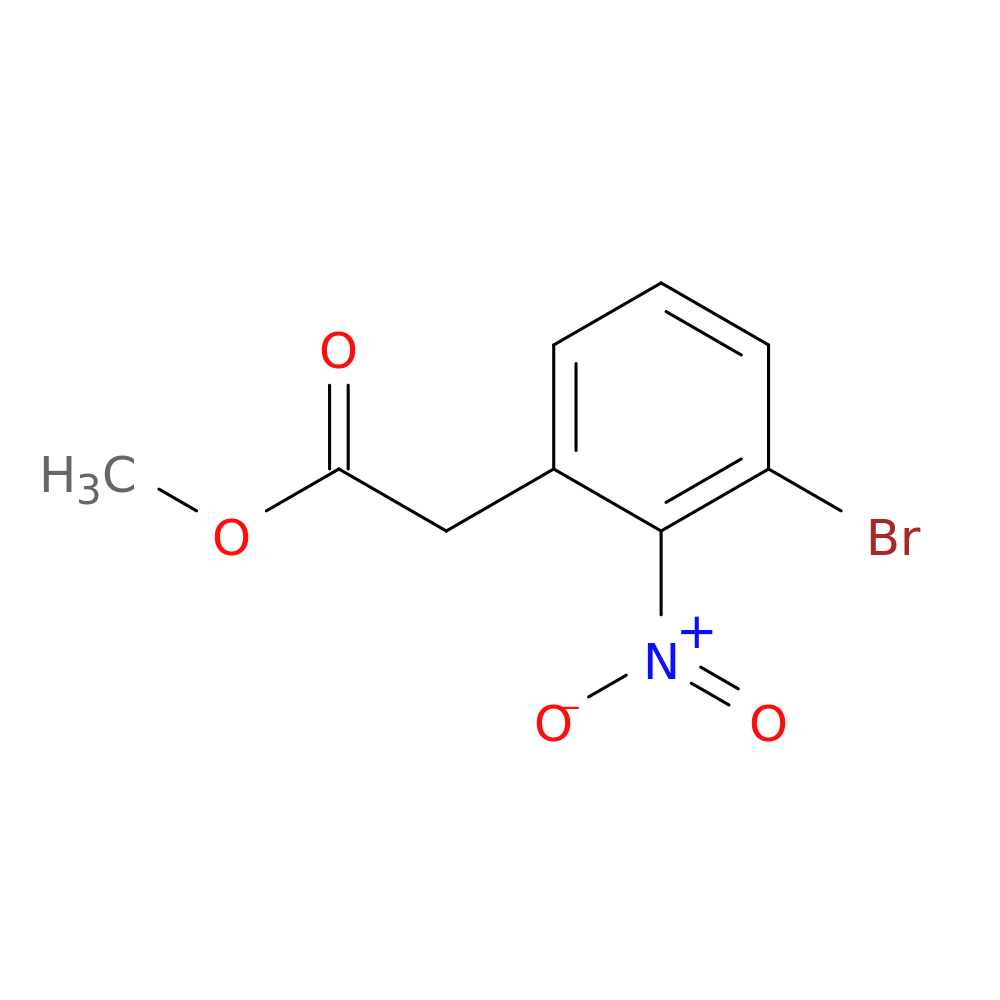 methyl 2-(3-bromo-2-nitrophenyl)acetate