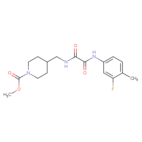 methyl 4-({[(3-fluoro-4-methylphenyl)carbamoyl]formamido}methyl)piperidine-1-carboxylate