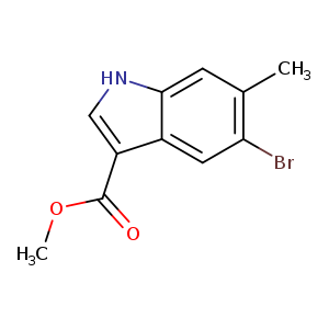 Methyl 5-bromo-6-methyl-1H-indole-3-carboxylate
