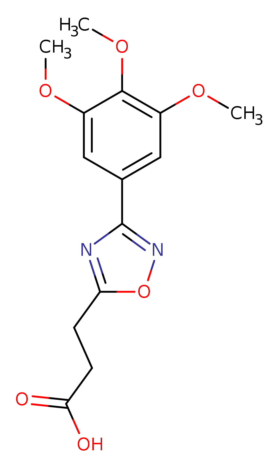 3-(3-(3,4,5-Trimethoxyphenyl)-1,2,4-oxadiazol-5-yl)propanoic acid