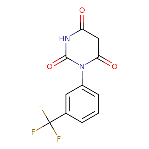 "1-[3-(trifluoromethyl)phenyl]-1,3-diazinane-2,4,6-trione"