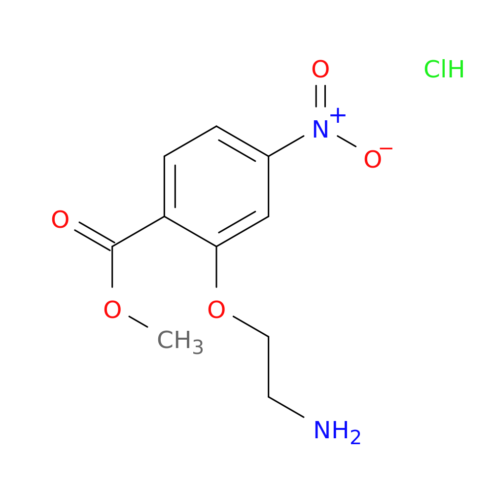 methyl 2-(2-aminoethoxy)-4-nitro-benzoate;hydrochloride