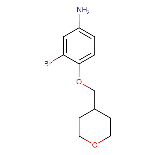 3-Bromo-4-[(oxan-4-yl)methoxy]aniline