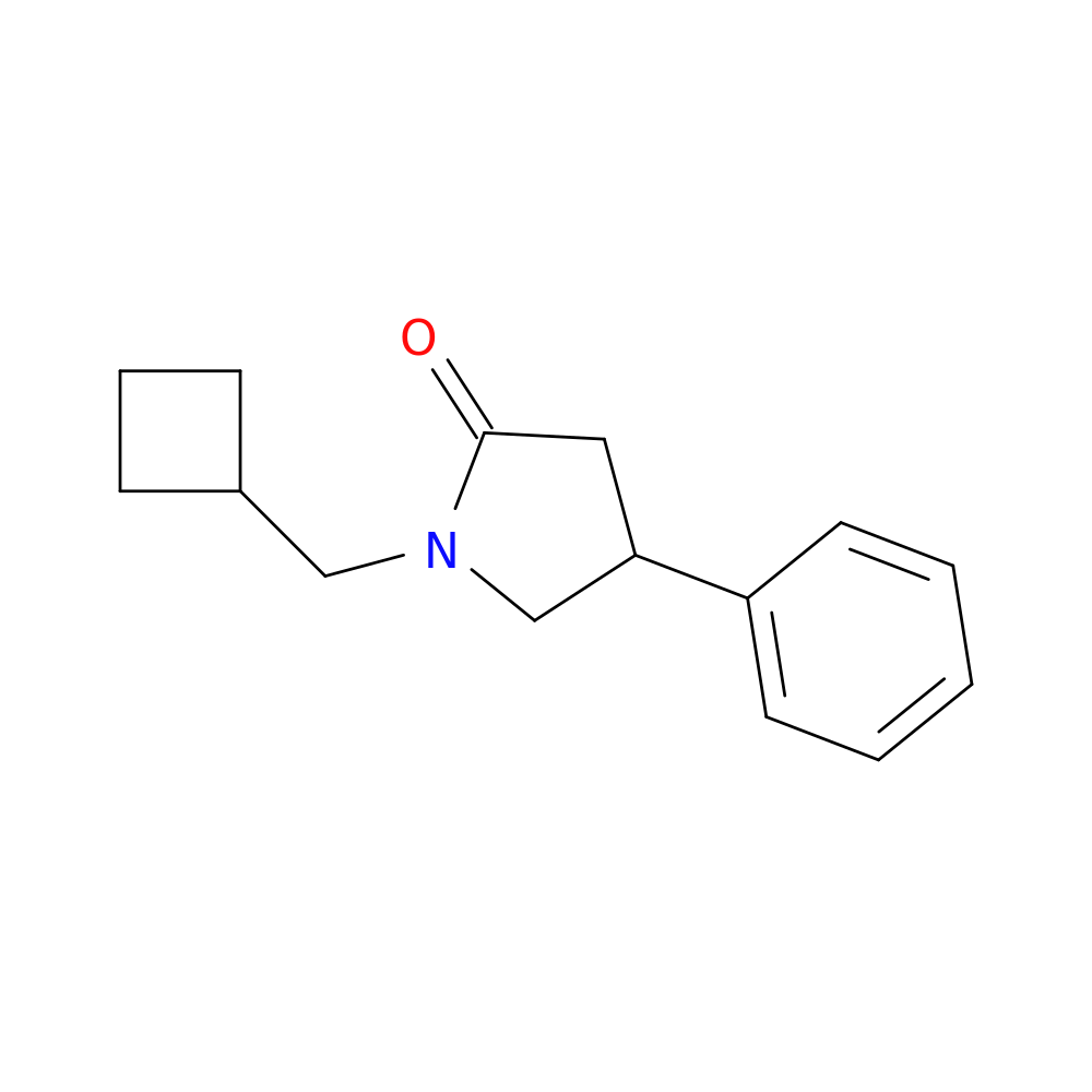 1-(cyclobutylmethyl)-4-phenylpyrrolidin-2-one