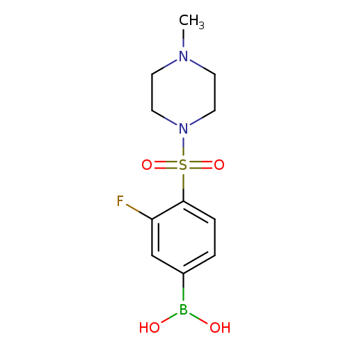 (3-Fluoro-4-((4-methylpiperazin-1-yl)sulfonyl)phenyl)boronic acid