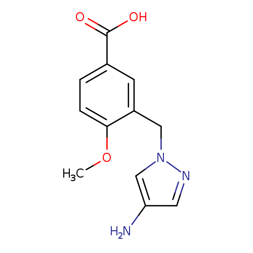 3-[(4-amino-1H-pyrazol-1-yl)methyl]-4-methoxybenzoic acid hydrochloride