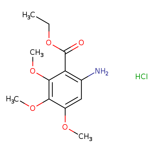 ethyl 6-amino-2,3,4-trimethoxybenzoate hydrochloride