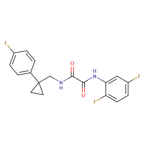 N'-(2,5-difluorophenyl)-N-{[1-(4-fluorophenyl)cyclopropyl]methyl}ethanediamide