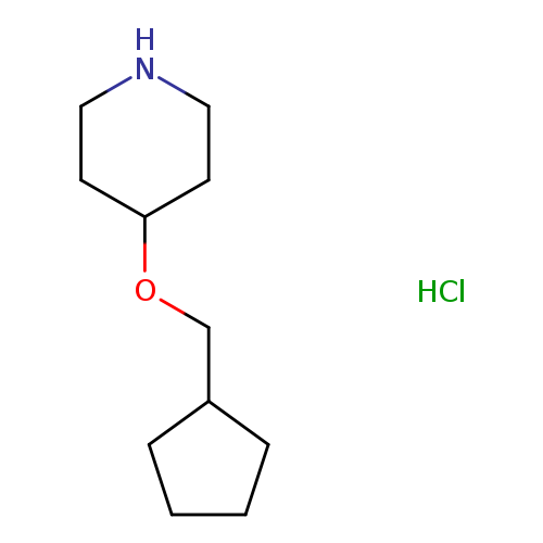 4-(cyclopentylmethoxy)piperidine hydrochloride