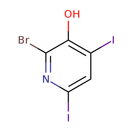 2-Bromo-4,6-diiodopyridin-3-ol