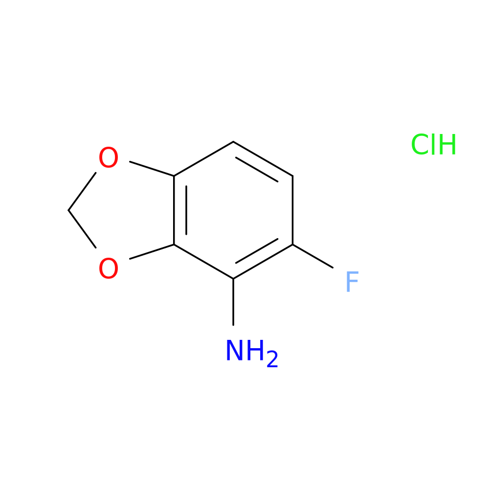 5-fluoro-1,3-dioxaindan-4-amine hydrochloride