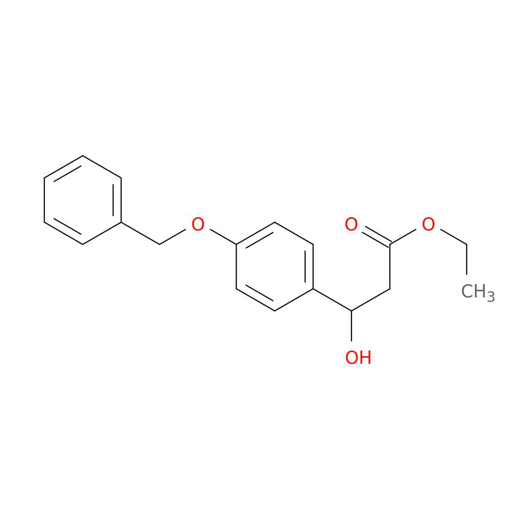ethyl 3-[4-(benzyloxy)phenyl]-3-hydroxypropanoate
