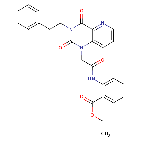 ethyl 2-{2-[2,4-dioxo-3-(2-phenylethyl)-1H,2H,3H,4H-pyrido[3,2-d]pyrimidin-1-yl]acetamido}benzoate