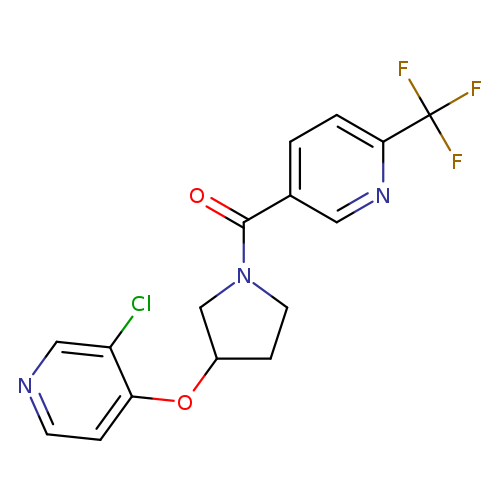 5-{3-[(3-chloropyridin-4-yl)oxy]pyrrolidine-1-carbonyl}-2-(trifluoromethyl)pyridine