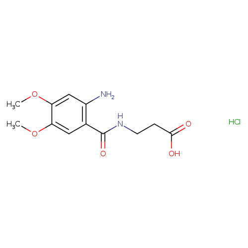 3-[(2-amino-4,5-dimethoxyphenyl)formamido]propanoicacidhydrochloride