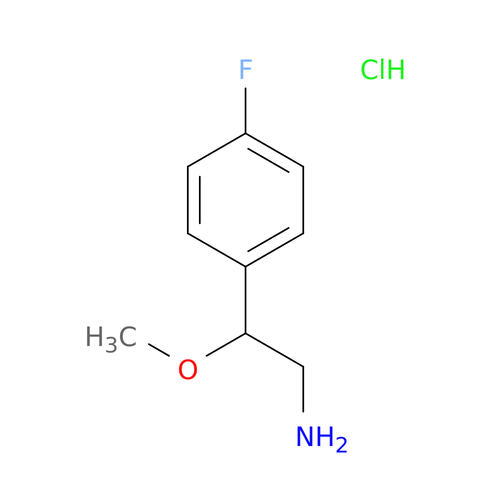 2-(4-fluorophenyl)-2-methoxyethan-1-amine hydrochloride