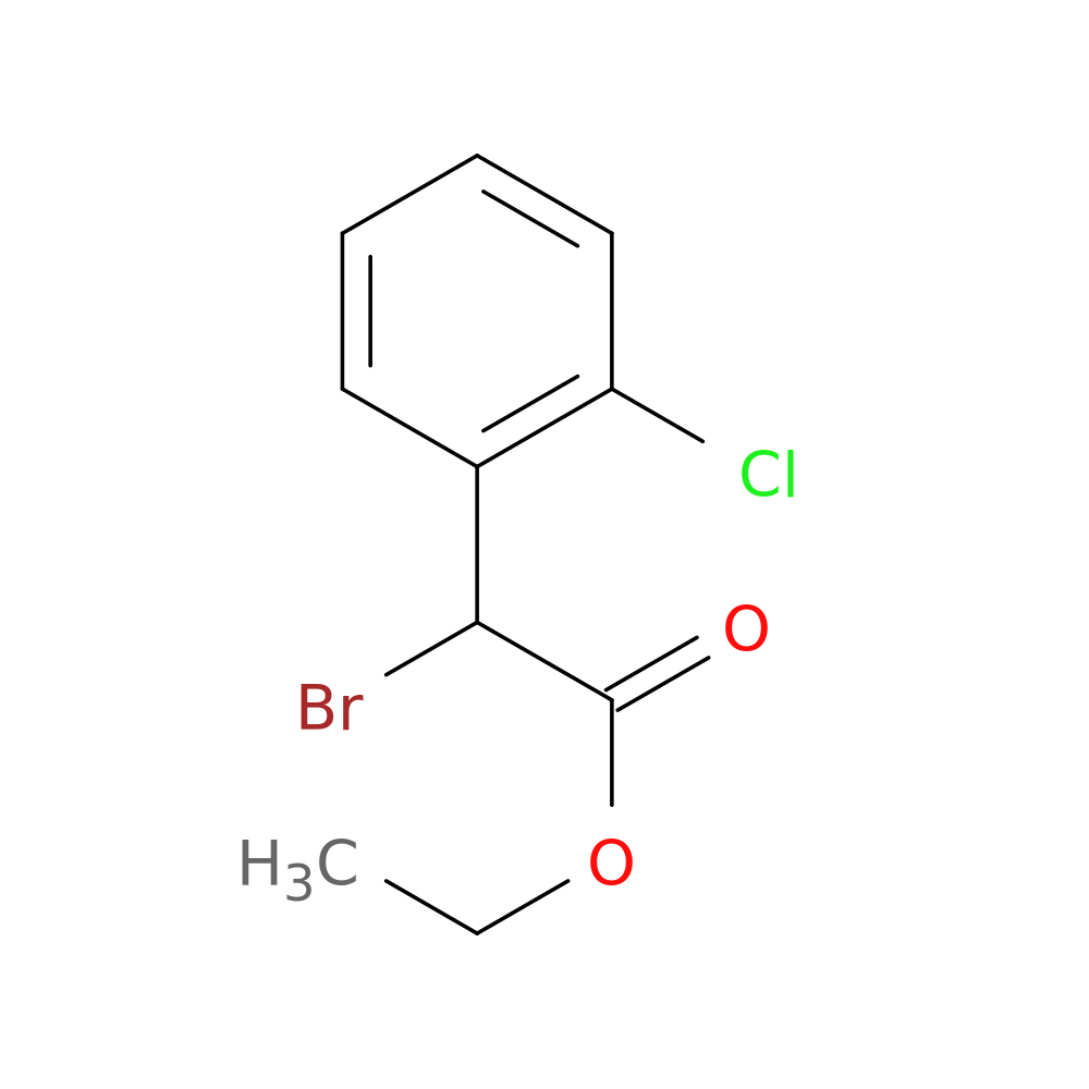 Benzeneacetic acid, .alpha.-broMo-2-chloro-, ethyl ester