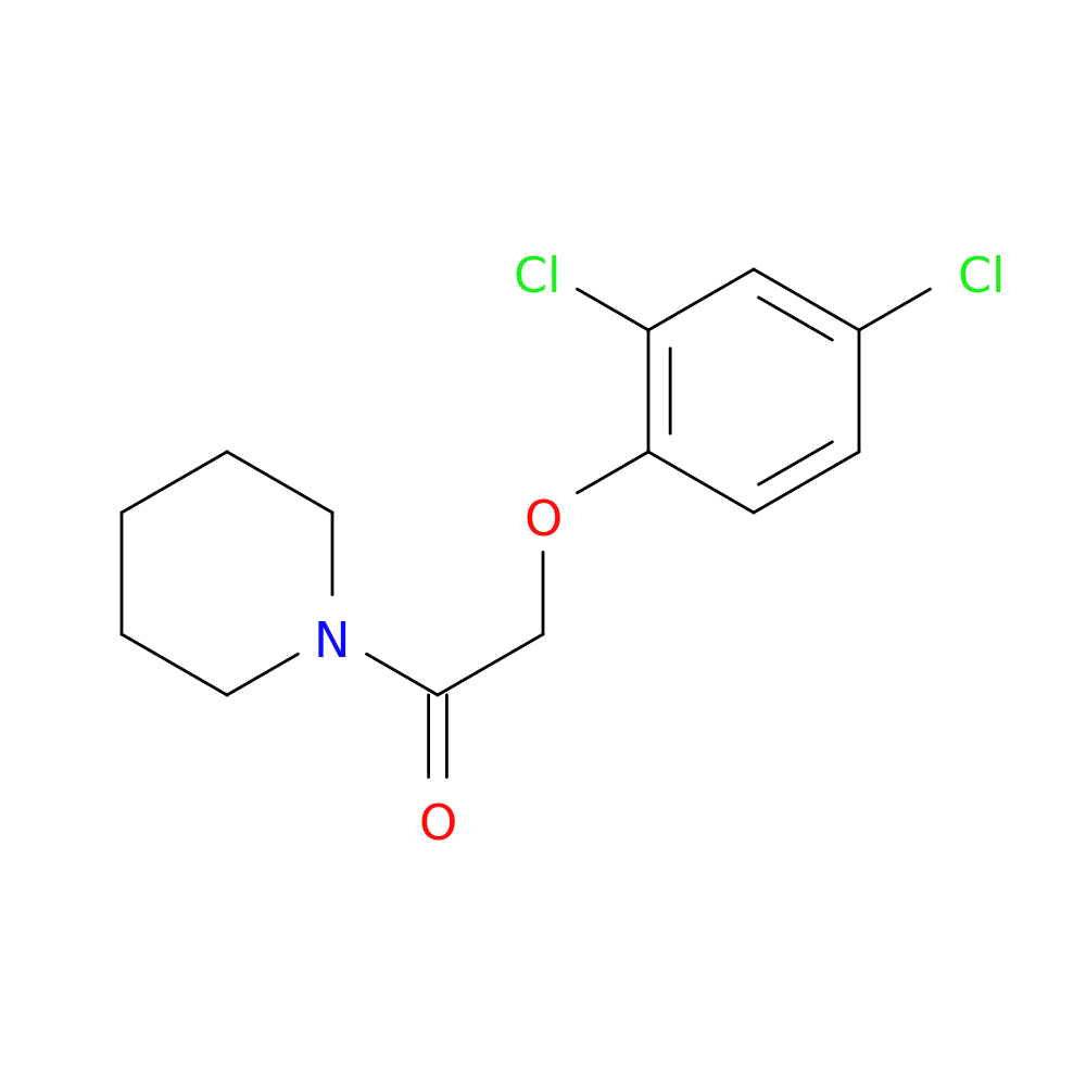 2-(2，4-Dichlorophenoxy)-1-(1-piperidyl)ethanone