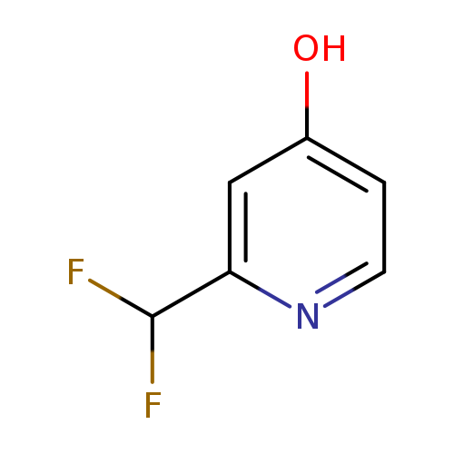 4-Pyridinol, 2-(difluoromethyl)- (9CI)