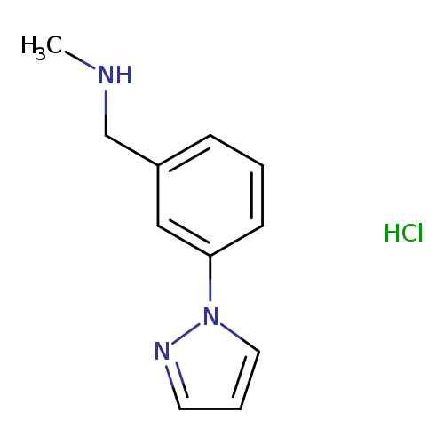 N-Methyl-1-[3-(1h-pyrazol-1-yl)phenyl]methanamine hydrochloride
