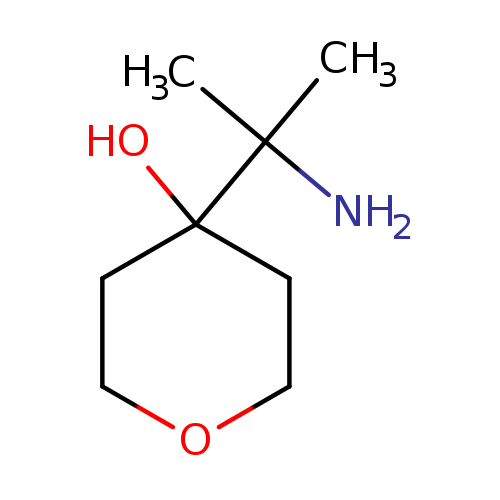 4-(2-aminopropan-2-yl)oxan-4-ol