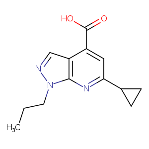 6-cyclopropyl-1-propyl-1H-pyrazolo[3,4-b]pyridine-4-carboxylic acid