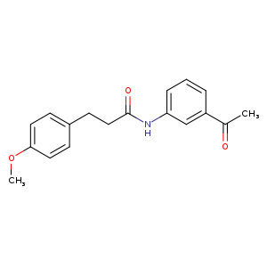 N-(3-Acetylphenyl)-3-(4-methoxyphenyl)propanamide