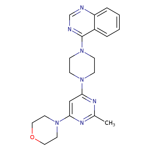 4-{4-[2-methyl-6-(morpholin-4-yl)pyrimidin-4-yl]piperazin-1-yl}quinazoline