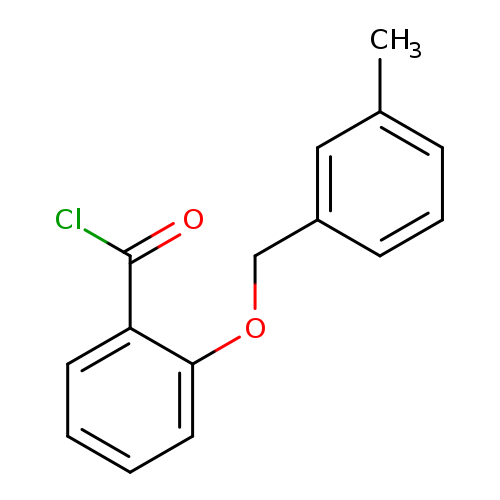 2-[(3-Methylbenzyl)oxy]benzoyl chloride