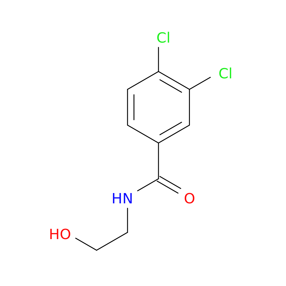 3,4-Dichloro-n-(2-hydroxyethyl)benzenecarboxamide