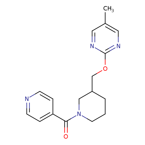 5-methyl-2-{[1-(pyridine-4-carbonyl)piperidin-3-yl]methoxy}pyrimidine