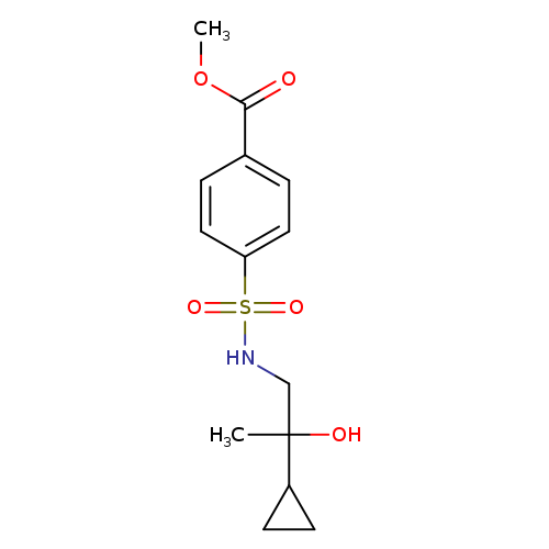 methyl 4-[(2-cyclopropyl-2-hydroxypropyl)sulfamoyl]benzoate